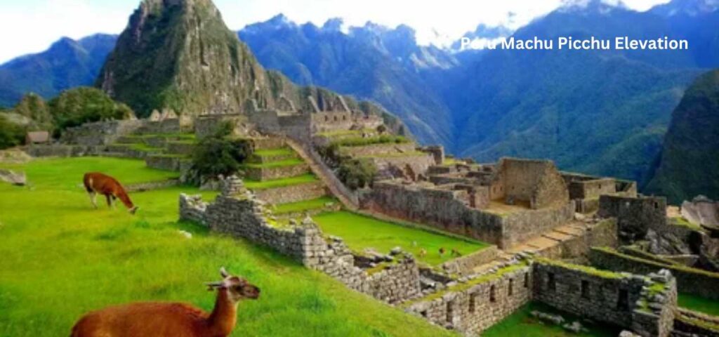 Peru Machu Picchu Elevation